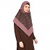 Polka Dot Instant Ready-to-wear Hijab - Coffee Dot